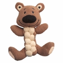 KONG Pudge Braidz Bear Dog Toy - Medium/Large