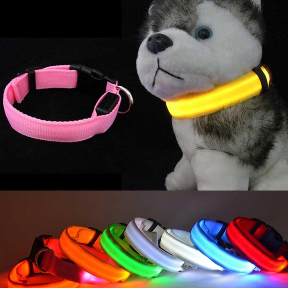 BLUE-LED-SAFETY-ELECTRIC-GLOW-COLLAR-XLARGE