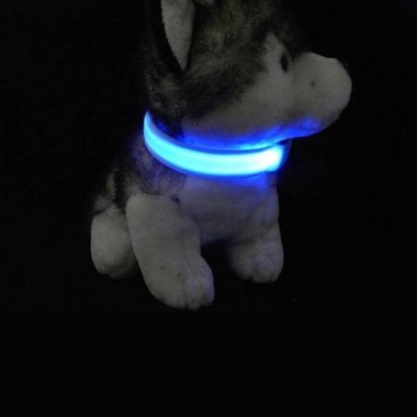 ORANGE-LED-SAFETY-ELECTRIC-GLOW-COLLAR-MEDIUM
