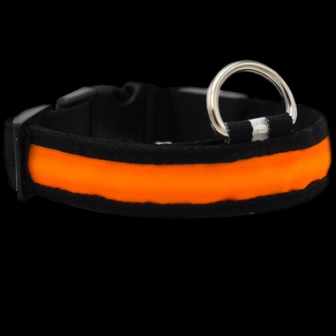 ORANGE-LED-SAFETY-ELECTRIC-GLOW-COLLAR-SMALL
