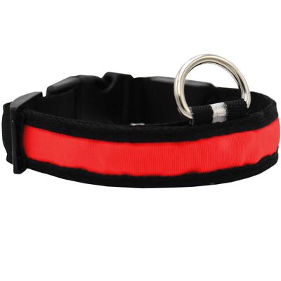 RED-LED-SAFETY-ELECTRIC-GLOW-COLLAR-XLARGE