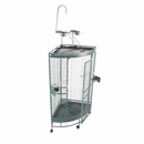 Medium Corner Bird Cage with Play top (36"x25"x66")