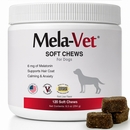 Mela-Vet Melatonin Soft Chews for Dogs & Cats (120 count)