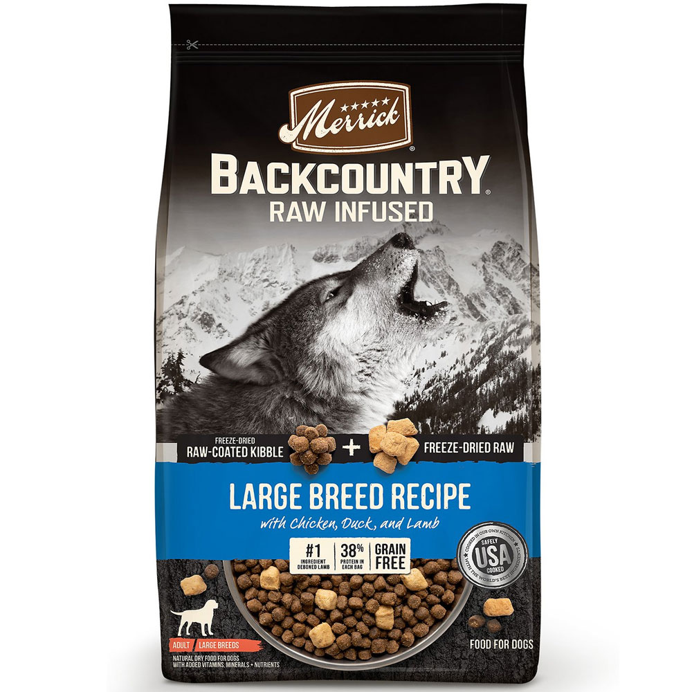 Merrick Backcountry Raw Infused Grain Free Dry Dog Food Large Breed