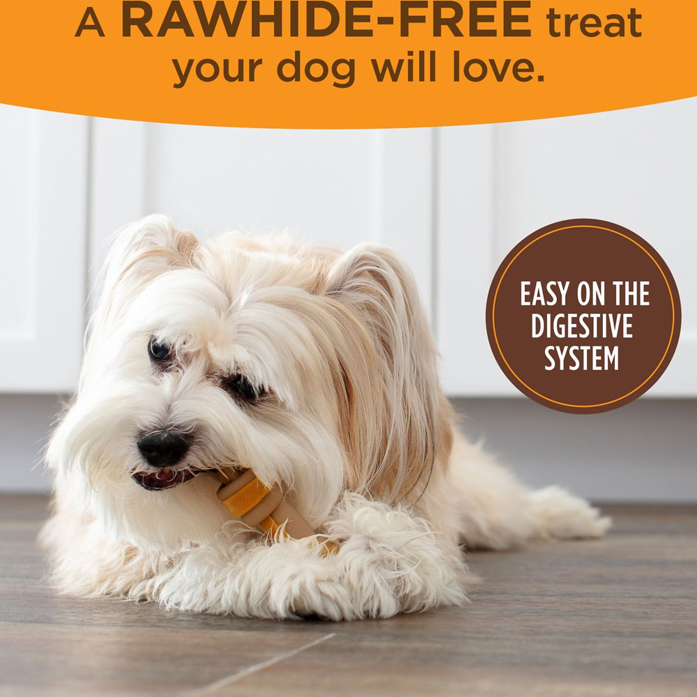 MilkBone Gnaw Bones Mini Peanut Butter & Chicken Flavor Dog Treats, 8