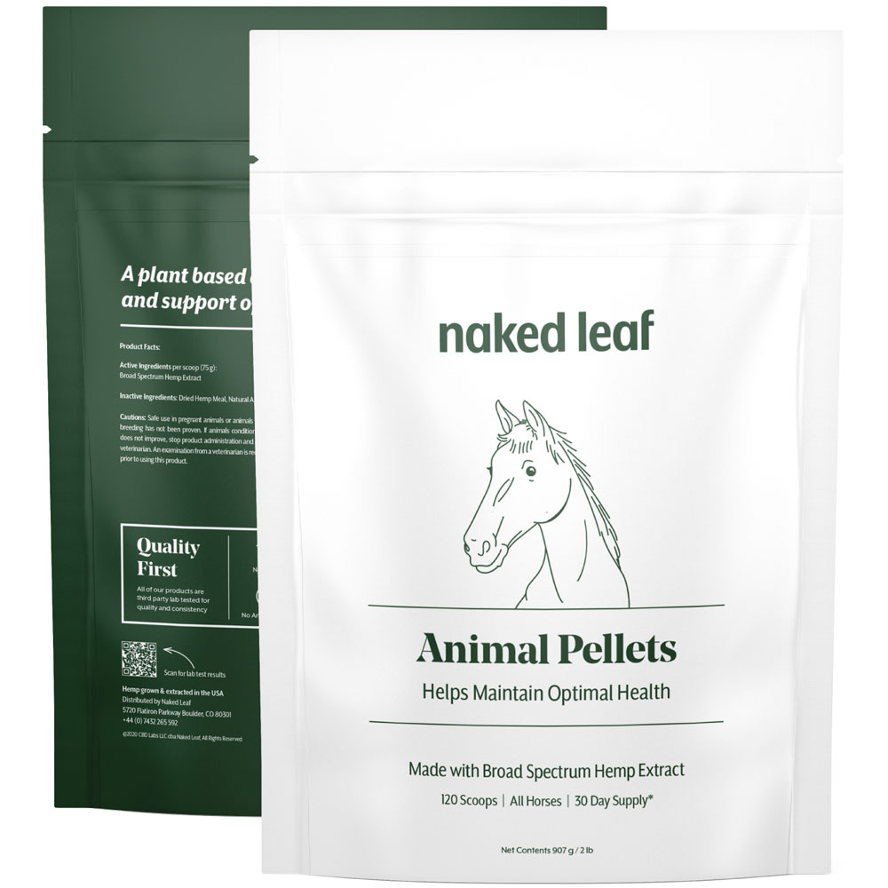 Naked Leaf Hemp Pellets for Equines