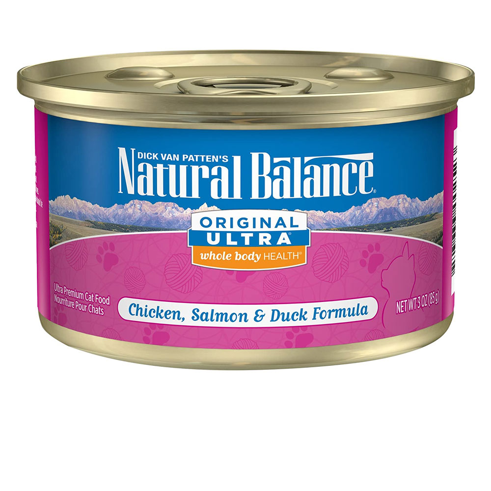 Natural Balance Original Ultra Premium Whole Body Health Chicken, Salmon and Duck Formula Canned