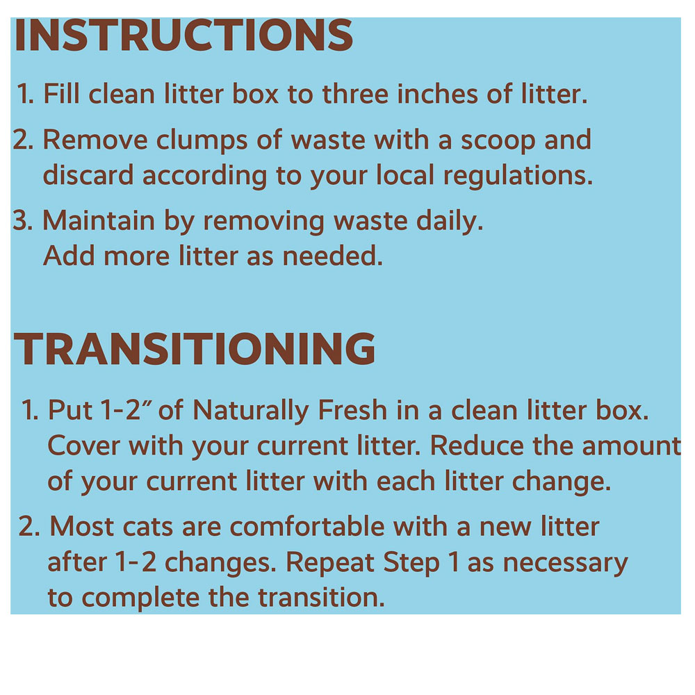 Naturally Fresh MultiCat Fresh Unscented Clumping Walnut Cat Litter