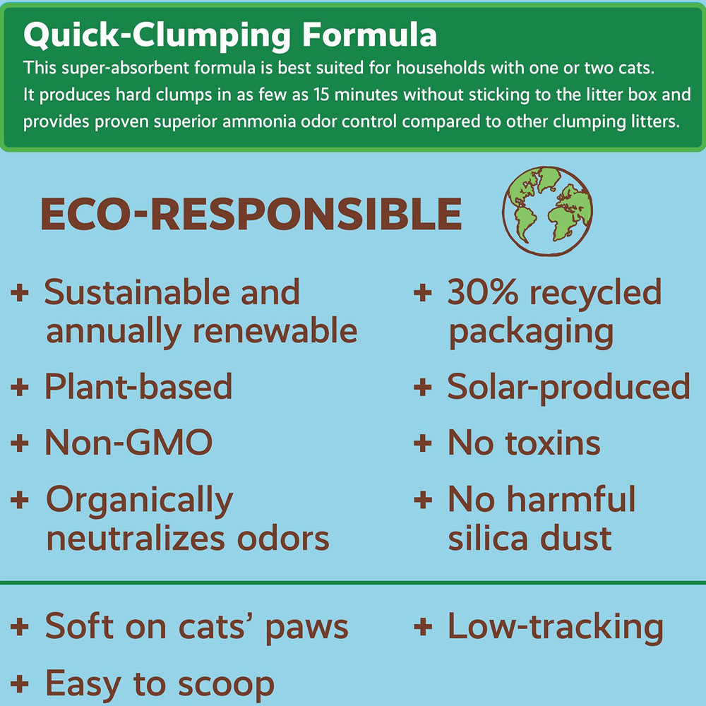 Naturally Fresh Unscented Clumping Walnut Cat Litter, 26lb bag On