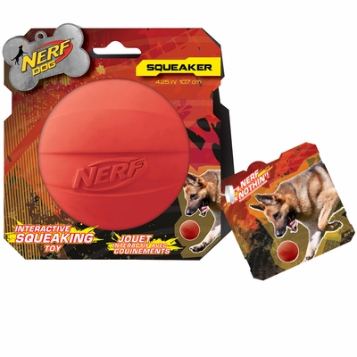 NERF-DOG-SQUEAK-BALL-RED