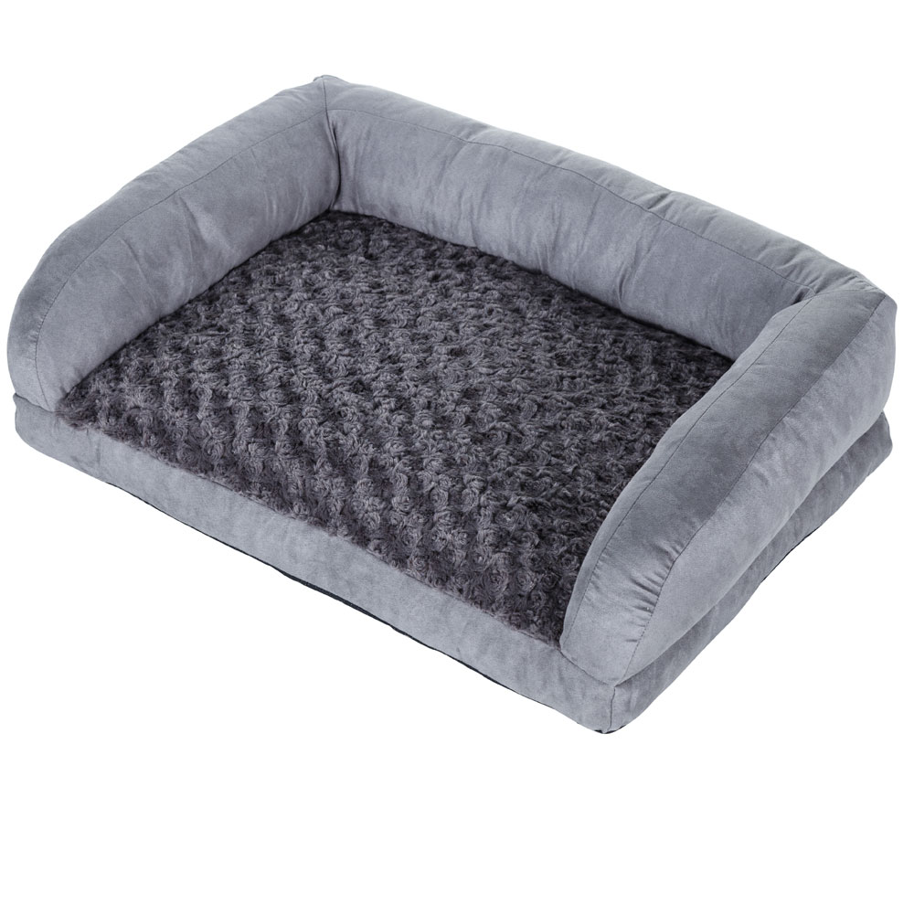 NEW-AGE-PET-BUDDYS-CUSHION-GRY-MD-26X18X6