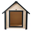 New Age Pet Bunk Style Dog House Maple - Large (31.30" L x 36.30" W x 36.22" H)