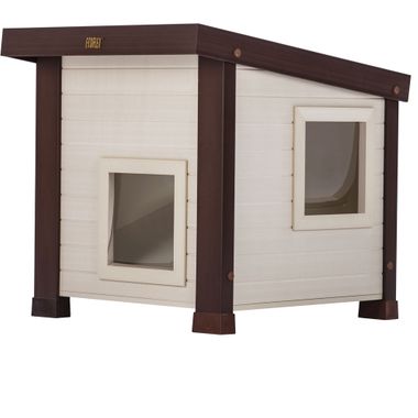 NEW-AGE-PET-FERAL-CAT-SHELTER-MAPLE-22X19X20