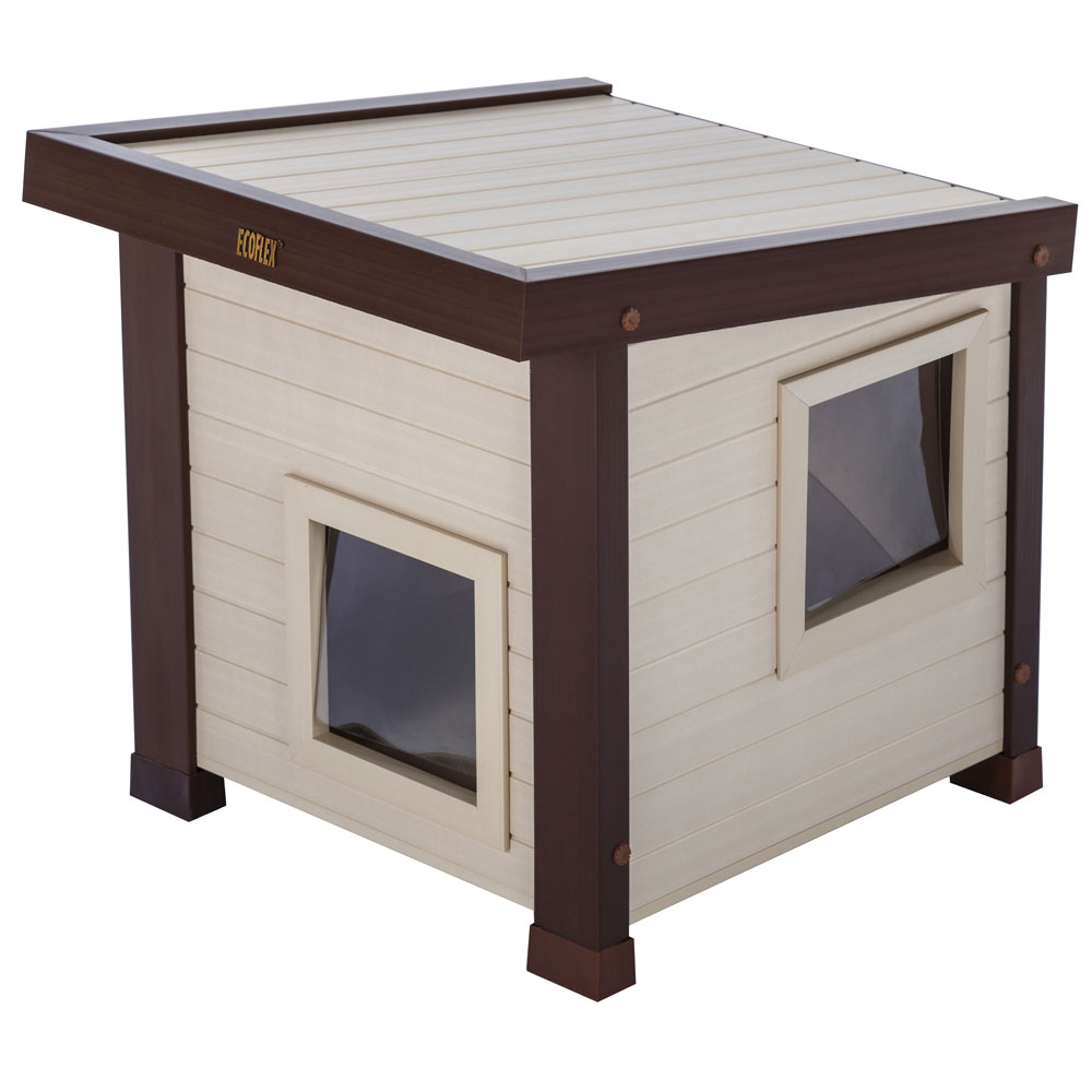 NEW-AGE-PET-FERAL-CAT-SHELTER-MAPLE-22X19X20