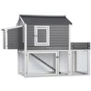 New Age Pet Garden Coop Gray/Antique White (31.70" L x 60.20" W x 43.30" H)