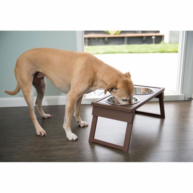 NEW-AGE-PET-HILORAISD-DOUBLE-DINER-RUSSET-24X10X9
