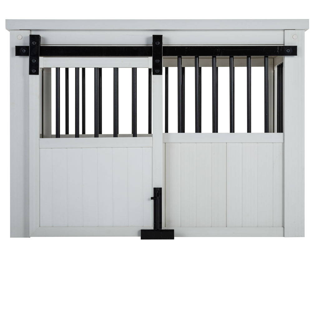 New Age Pet Homestead Sliding Barn Door Dog Crate