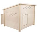 New Age Pet Jumbo Fontana Chicken Barn in Tan Maple (54.10" L x 46.30" W x 40.10" H)