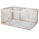 New Age Pet Jumbo Fontana Chicken Pen Maple (41.10" L x 59.80" W x 29.30" H)