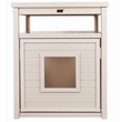 New Age Pet Jumbo LitterLoo Litter Box Cover, End Table Antique White (30" L x 24" W x 28.90" H)