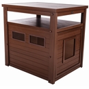 New Age Pet Jumbo LitterLoo Litter Box Cover, End Table Russet (30" L x 24" W x 28.90" H)