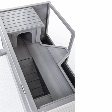 NEW-AGE-PET-JMB-PRK-AVENUE-INDR-RBBIT-HUTCH-GRY-23X43X23