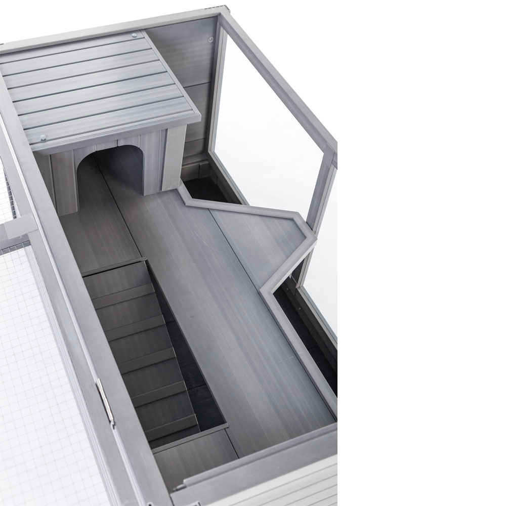 NEW-AGE-PET-JMB-PRK-AVENUE-INDR-RBBIT-HUTCH-GRY-23X43X23