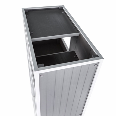 NEW-AGE-PET-KITTY-KASE-GRY-ANTIQU-WHITE-26X13X48