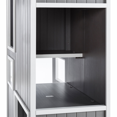 NEW-AGE-PET-KITTY-KASE-GRY-ANTIQU-WHITE-26X13X48