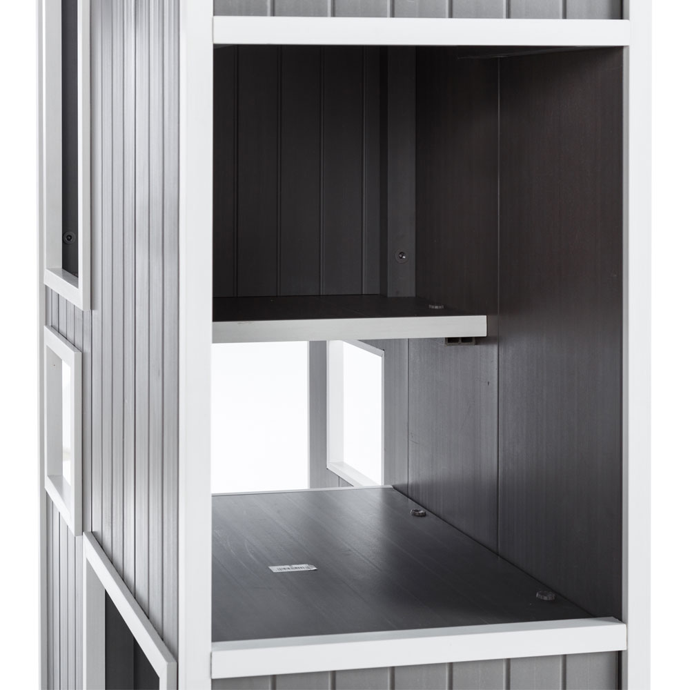 NEW-AGE-PET-KITTY-KASE-GRY-ANTIQU-WHITE-26X13X48