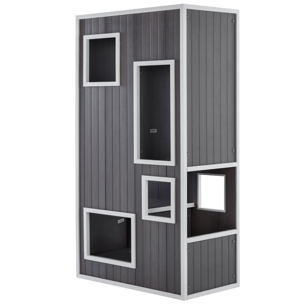 NEW-AGE-PET-KITTY-KASE-GRY-ANTIQU-WHITE-26X13X48