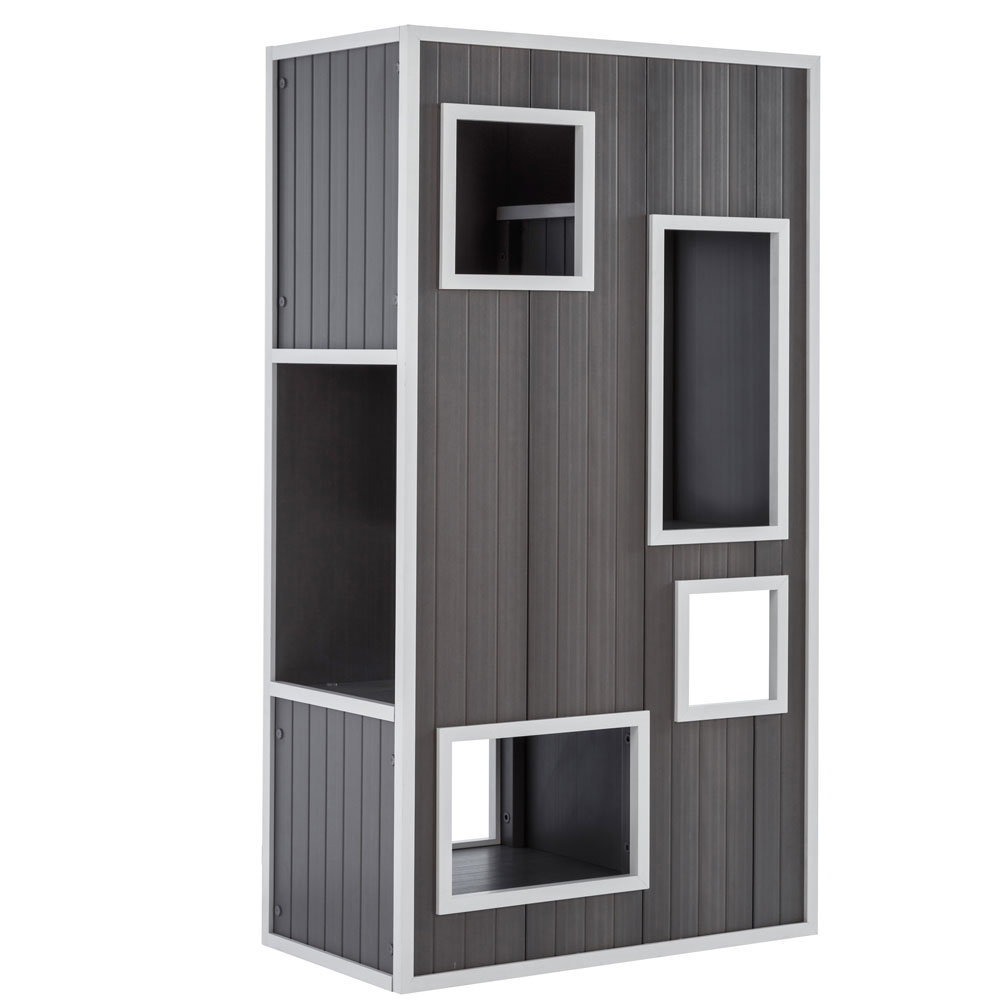 NEW-AGE-PET-KITTY-KASE-GRY-ANTIQU-WHITE-26X13X48