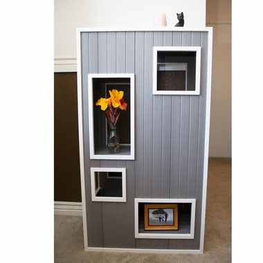 NEW-AGE-PET-KITTY-KASE-GRY-ANTIQU-WHITE-26X13X48