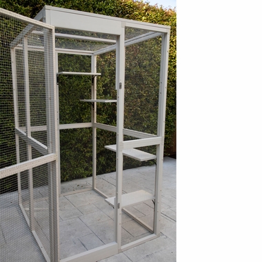 NEW-AGE-PET-KITTY-KATIO-PEN-MAPLE-51X42X75