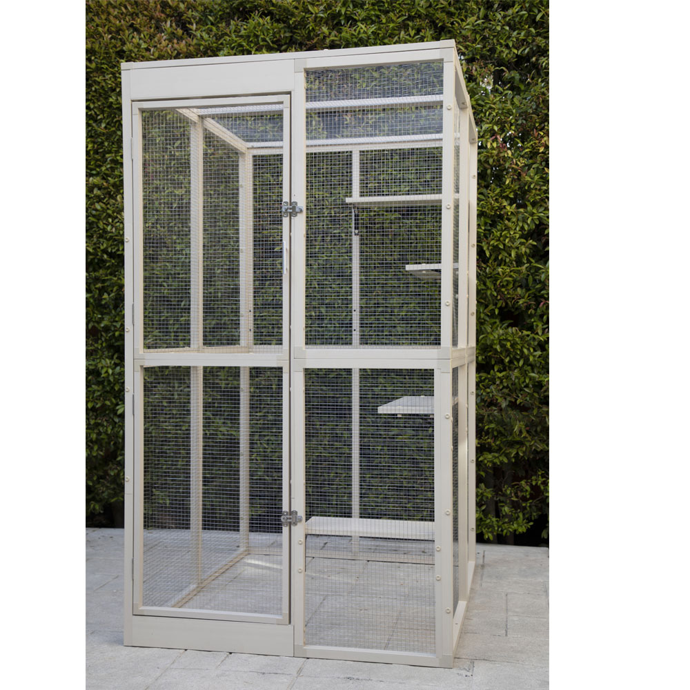 NEW-AGE-PET-KITTY-KATIO-PEN-MAPLE-51X42X75