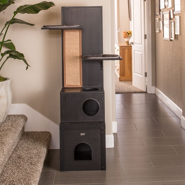 NEW-AGE-PET-KITTY-KLIMBER-ESPRESO-16X16X60