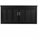 New Age Pet LitterLoo Bench, Litter Box Cover Espresso (22" L x 46" W x 23" H)
