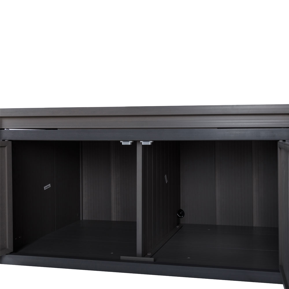 NEW-AGE-PET-LITTRLOO-BENCH-LITTRB-COVER-GRY-22X46X23