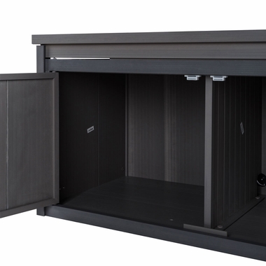 NEW-AGE-PET-LITTRLOO-BENCH-LITTRB-COVER-GRY-22X46X23