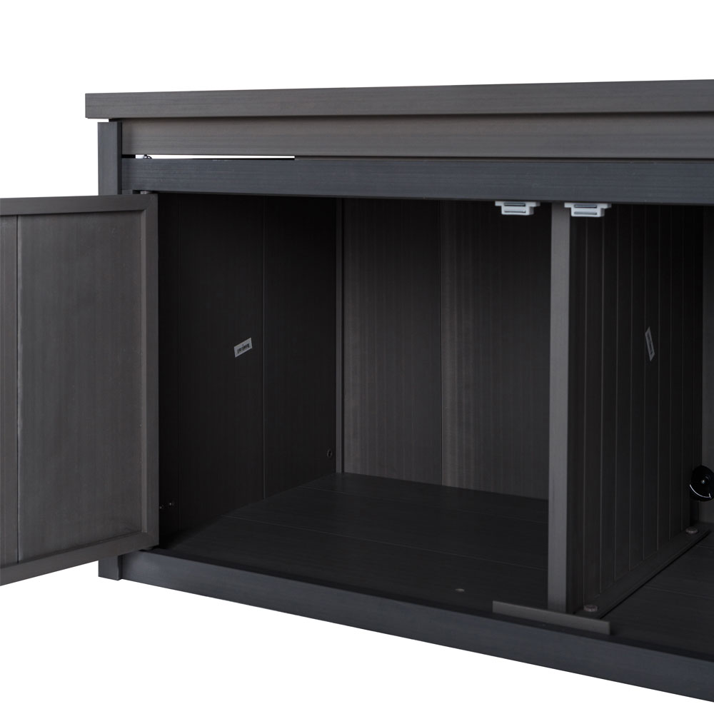 NEW-AGE-PET-LITTRLOO-BENCH-LITTRB-COVER-GRY-22X46X23