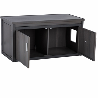 NEW-AGE-PET-LITTRLOO-BENCH-LITTRB-COVER-GRY-22X46X23