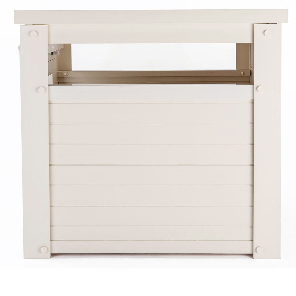 NEW-AGE-PET-LITTRLOO-LITTRB-COVRENDTBLE-ANTQUEWHT-23X18X22