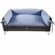 New Age Pet Manhattan Raised Dog & Cat Bed with Cushion Espresso - (22.30" L x 34.40" W x 13.40" H)