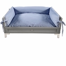 New Age Pet Manhattan Raised Dog & Cat Bed with Cushion Gray - (26.50" L x 38.60" W x 14.80" H)