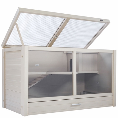 NEW-AGE-PET-PRK-AVENUE-INDR-RBBIT-HUTCH-MPLE-19X39X23