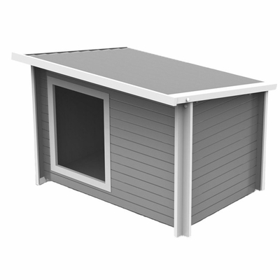 NEW-AGE-PET-RUSTIC-LDGE-DGHOUSE-GRY-LG-42X32X29
