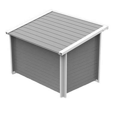 NEW-AGE-PET-RUSTIC-LDGE-DGHOUSE-GRY-LG-42X32X29