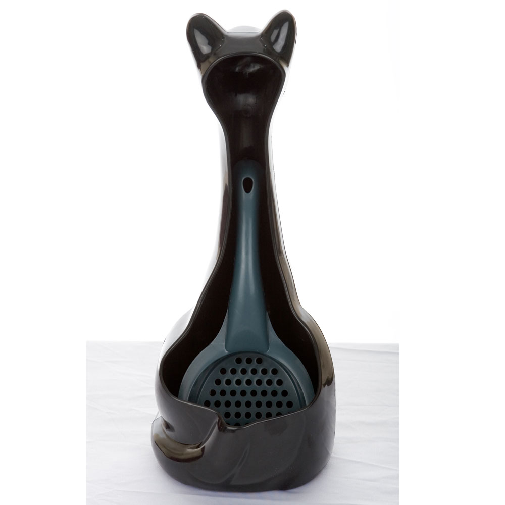 NEW-AGE-PET-SCOOPY-CTLITTR-SCPHOLDR-BLCK-7X6X15