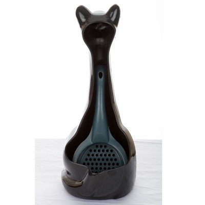 NEW-AGE-PET-SCOOPY-CTLITTR-SCPHOLDR-BLCK-7X6X15