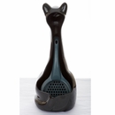 New Age Pet Scoopy Cat Litter Scoop and Holder Black (7" L x 6.50" W x 15" H)